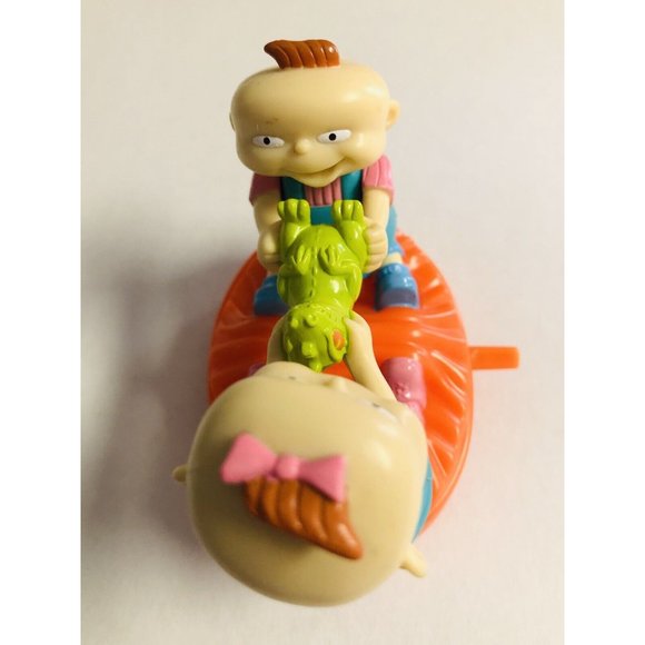 1998 Burger King The Rugrats Movie Phil & Lil My Raptar Turnkey Action Toy - Picture 6 of 10